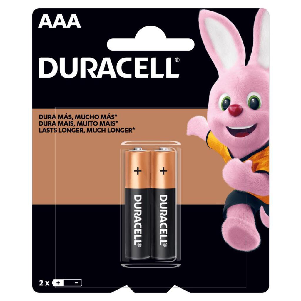 Pilha Alcalina Palito AAA Cartela 2 Peças 3020488 Duracell