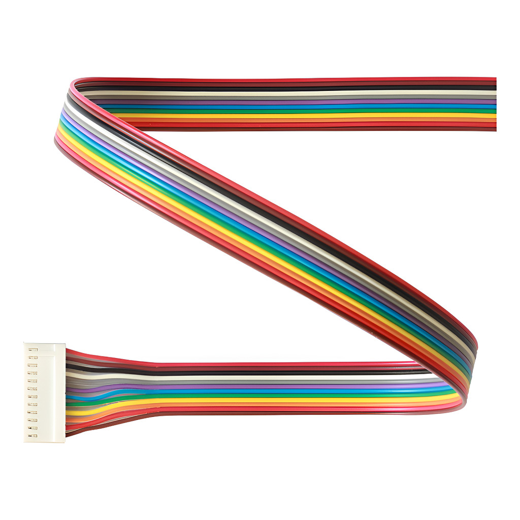 Chicote 12 Vias Flat Placa Portão Eletrônico Mastertec Rqc Vermelho em Oferta na Shopee