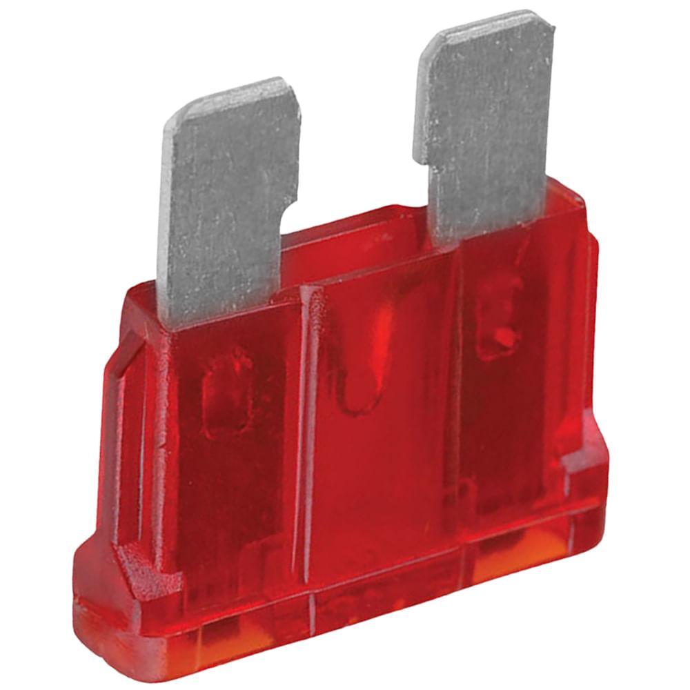 Detalhes do 10 Fusíveis Lâmina 10a Vermelho Ams 16010