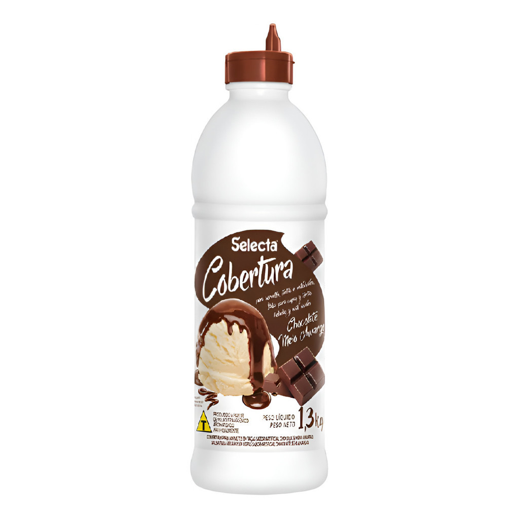 Cobertura Sorvete Selecta Chocolate 1,3kg