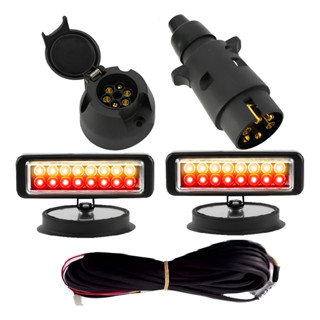 Kit Completo Sinaleira Asa Delta Engate Guincho Reboque em Oferta na Shopee