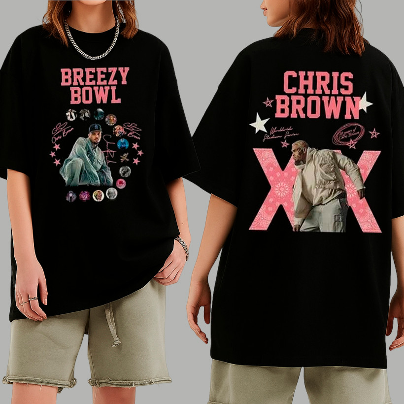 Camiseta Básica Cantor Chris Brown Camisa 100% Algodão Streetwear Temos Plus Size Lançamento - Envio Rápido