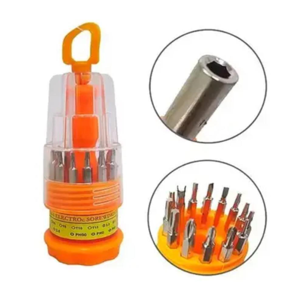 JOGO CHAVES PRECISAO 16 EM 1 KIT FERRAMENTAS MINI TORX ALLEN FENDA PARA CELULAR OCULOS REPARO MANUTENCAO MULTIUSO