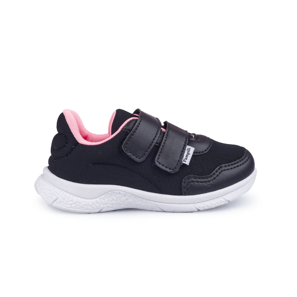 Tênis Infantil Feminino Pampili Mini Soft Comfy com Velcro