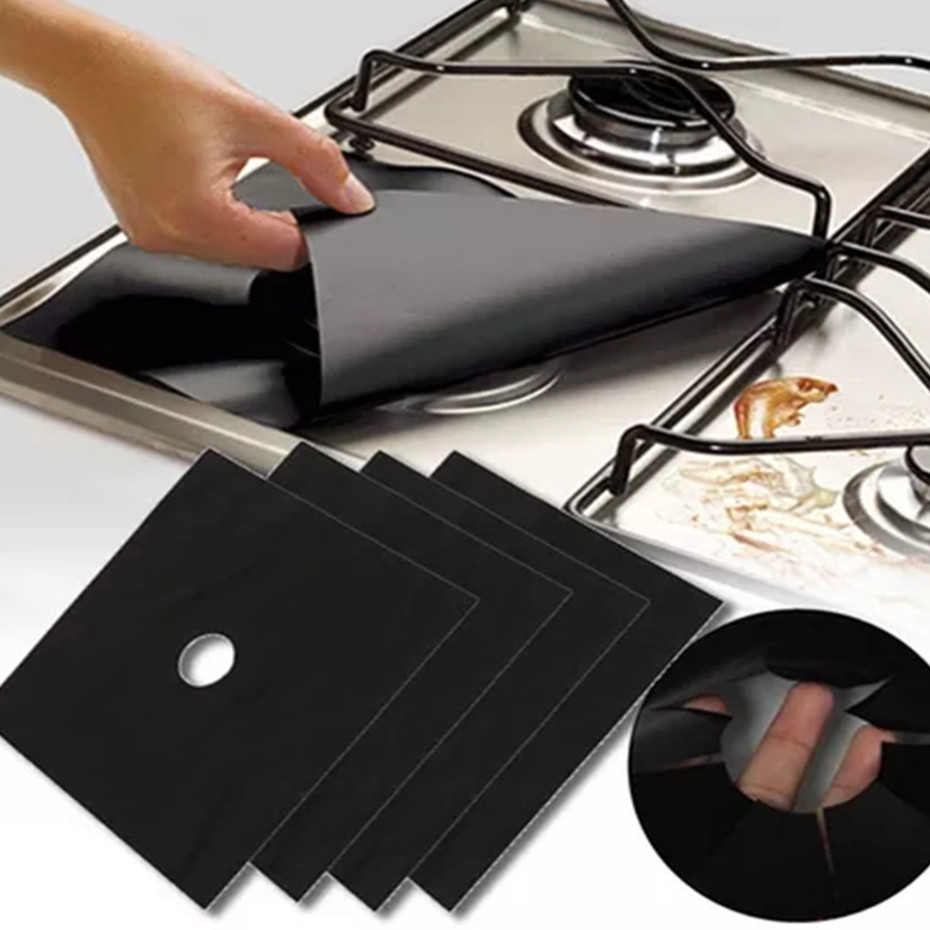 Kit Protetores Proteção Fogão Anti Aderente Reutilizável lavavel cozinha em Oferta na Shopee