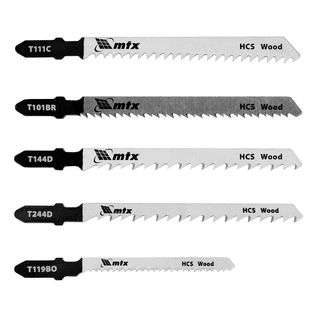 JOGO DE LAMINAS DE SERRA PARA MADEIRA, 5PCS // MTX em Oferta na Shopee