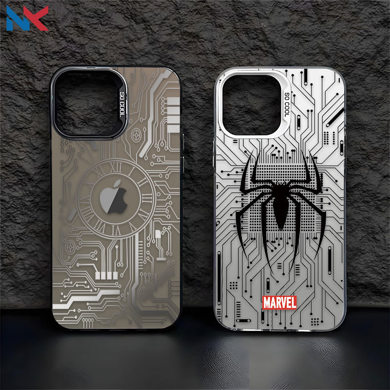 Capa Para Samsung S24 Plus S23 FE S23Ullta S21 S22 S20 A56 A55 A54 A16 A15 A35 IMD Caso De Telefone Homem-Aranha Ipone L