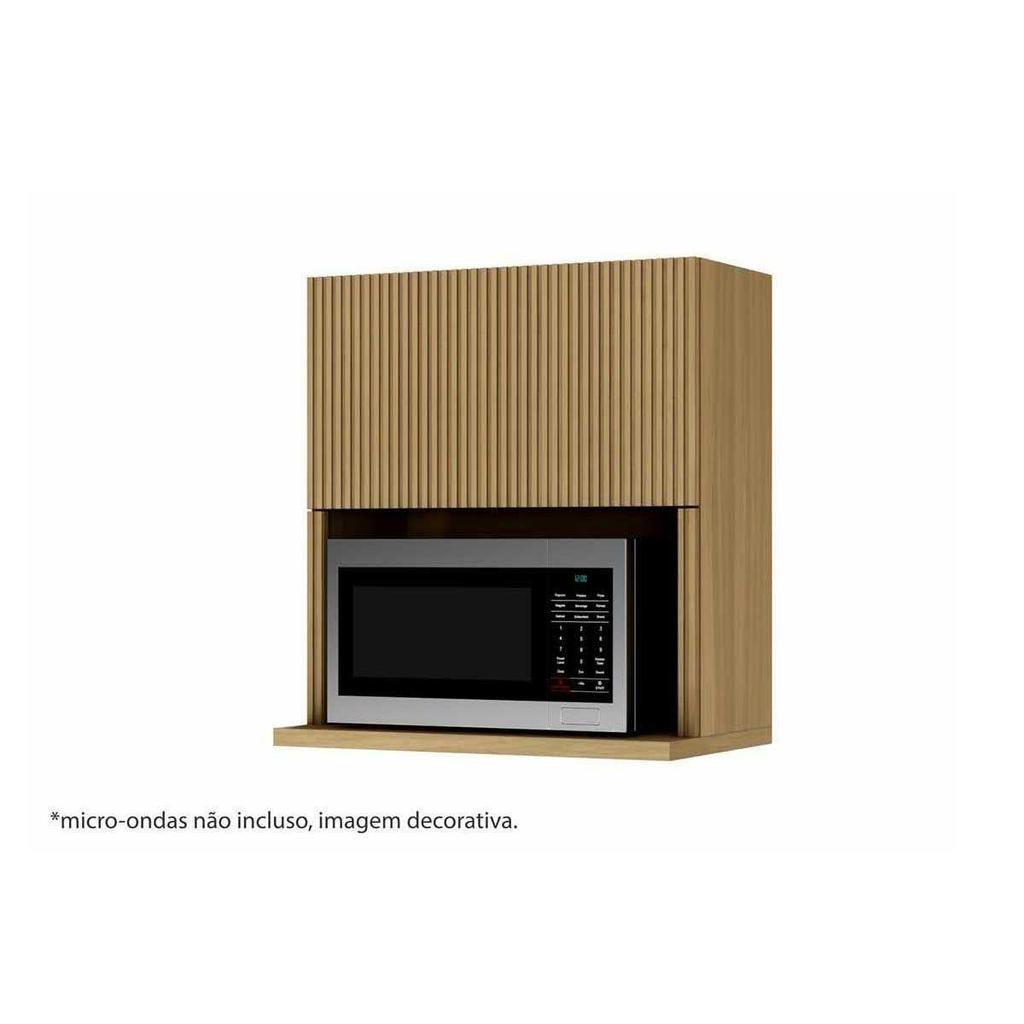 Armário de Cozinha Modulado Rainha c/ 1 Porta 70 cm Nature - Nesher em Oferta na Shopee