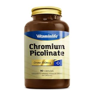 Chromium Picolinate Cromo - 90 Cápsulas - VitaminLife em Oferta na Shopee