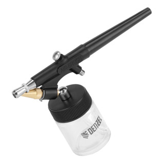 JOGO DE AEROGRAFO PROFISSIONAL COM TANQUE INFERIOR AB2, 0,8 MM,22 ML, 11 L/MIN//DENZEL em Oferta na Shopee