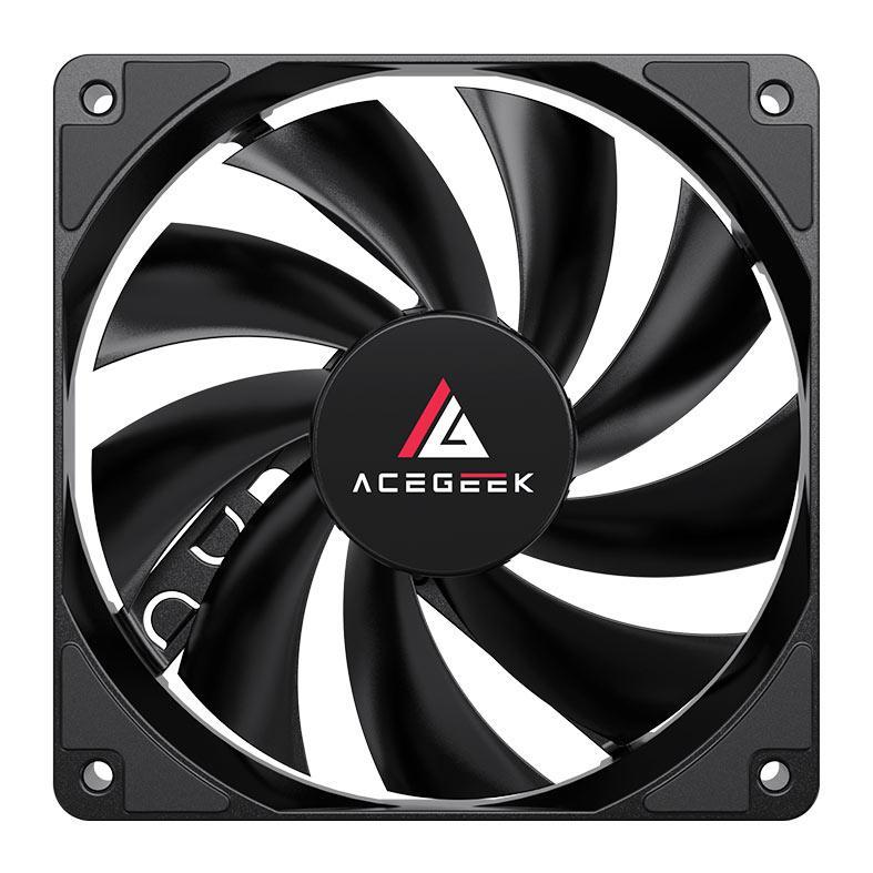 Ventoinha Acegeek Nocturn, 120mm, Preto, AG-NOCTURN-BK em Oferta na Shopee