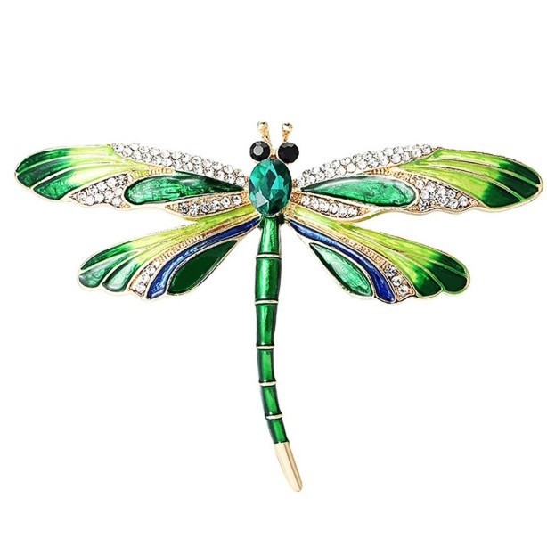 Nova cor broche de libélula adequado para acessórios de moda feminina para ternos, casamentos e presentes, presentes de 