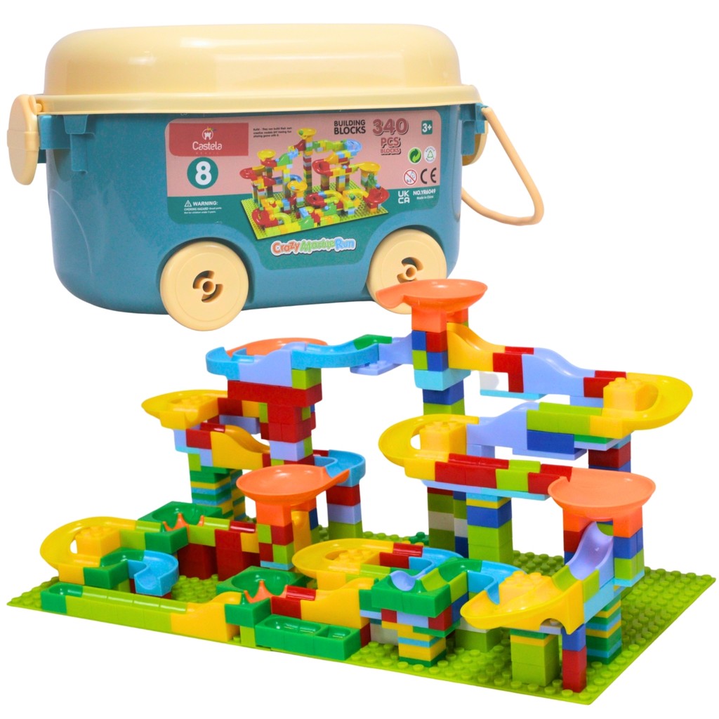 Blocos de Montar Educativos com Maleta 340 Peças - Castela em Oferta na Shopee