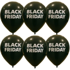 25~150 BALAO BLACK FRIDAY PRETO 11 POL HAPPY DAY (IBB) (CHOCO)
