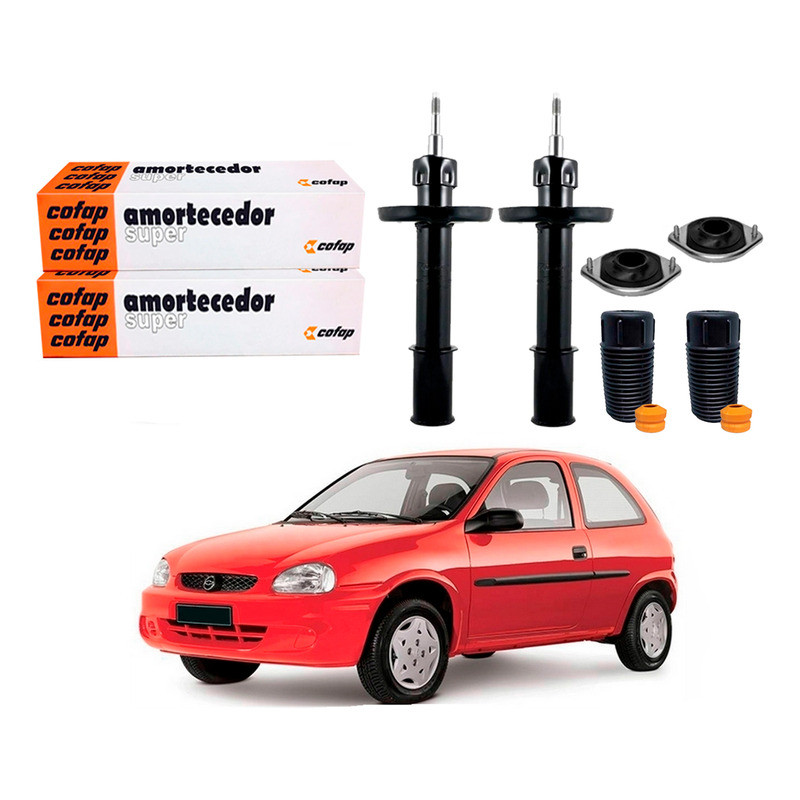 Kit Amortecedor Dianteiro Corsa Wind 1.0 1997 A 2005