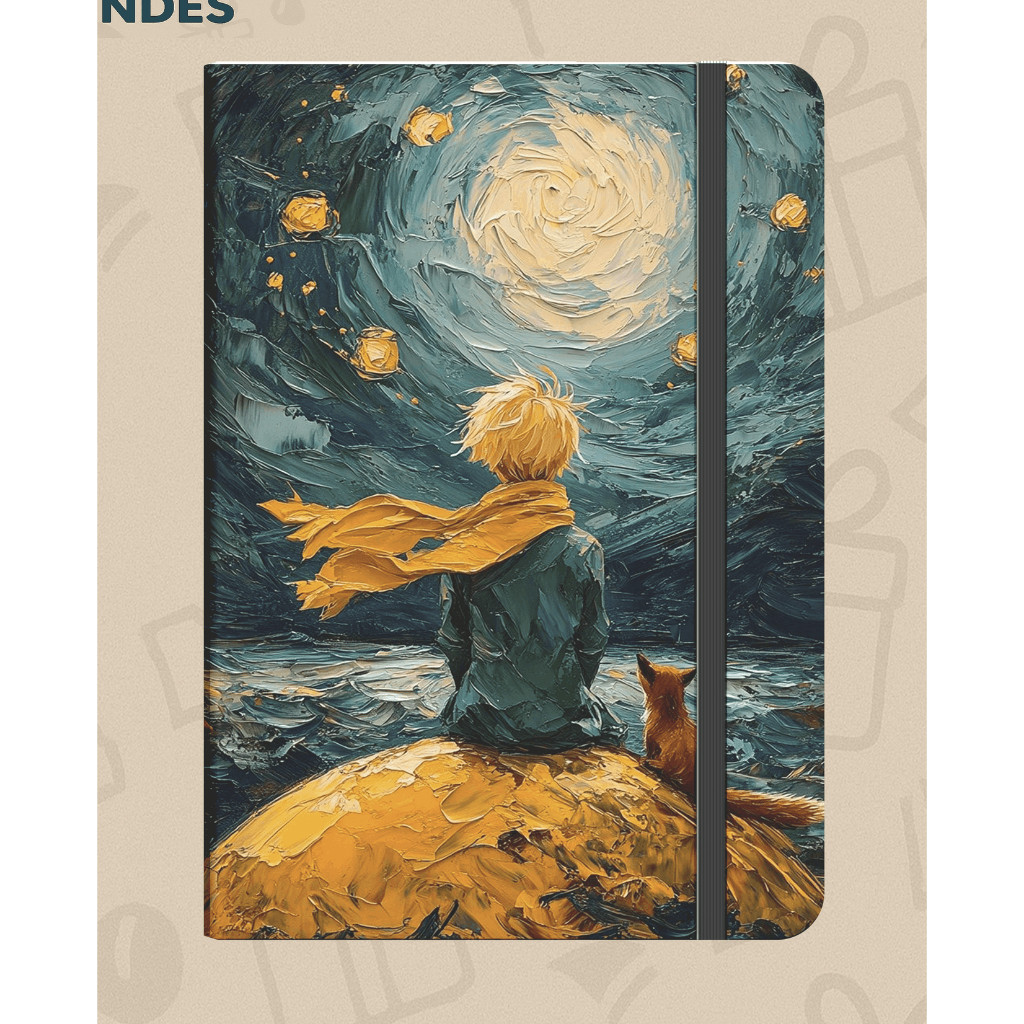 Caderno Moleskine O Pequeno Príncipe | Capa Dura 160 Pág Anotações Bullet Journal Diário- 21x14