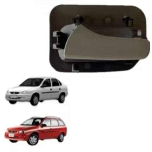 Maçaneta interna  TRASEIRA Esquerda Corsa 95 a 2002 Corsa Classic Todos Cor Cinza