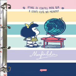 Caderno Argolado 80F 17,5x24,2cm Mafalda – 1 Unidade