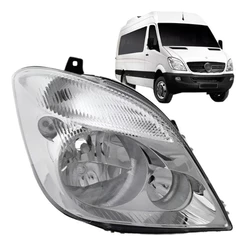 Farol Sprinter 2012 A 2016 Sem Aux Com Motor