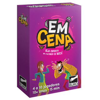 Em Cena - Seja Esperto se Fazendo de Besta! Jogo de cartas Buró Jogo de Mímica