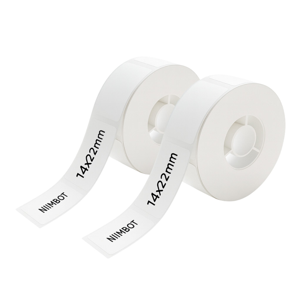 2 Rolos Papel Etiqueta Niimbot D110 D101 D11 14x22mm (500un)