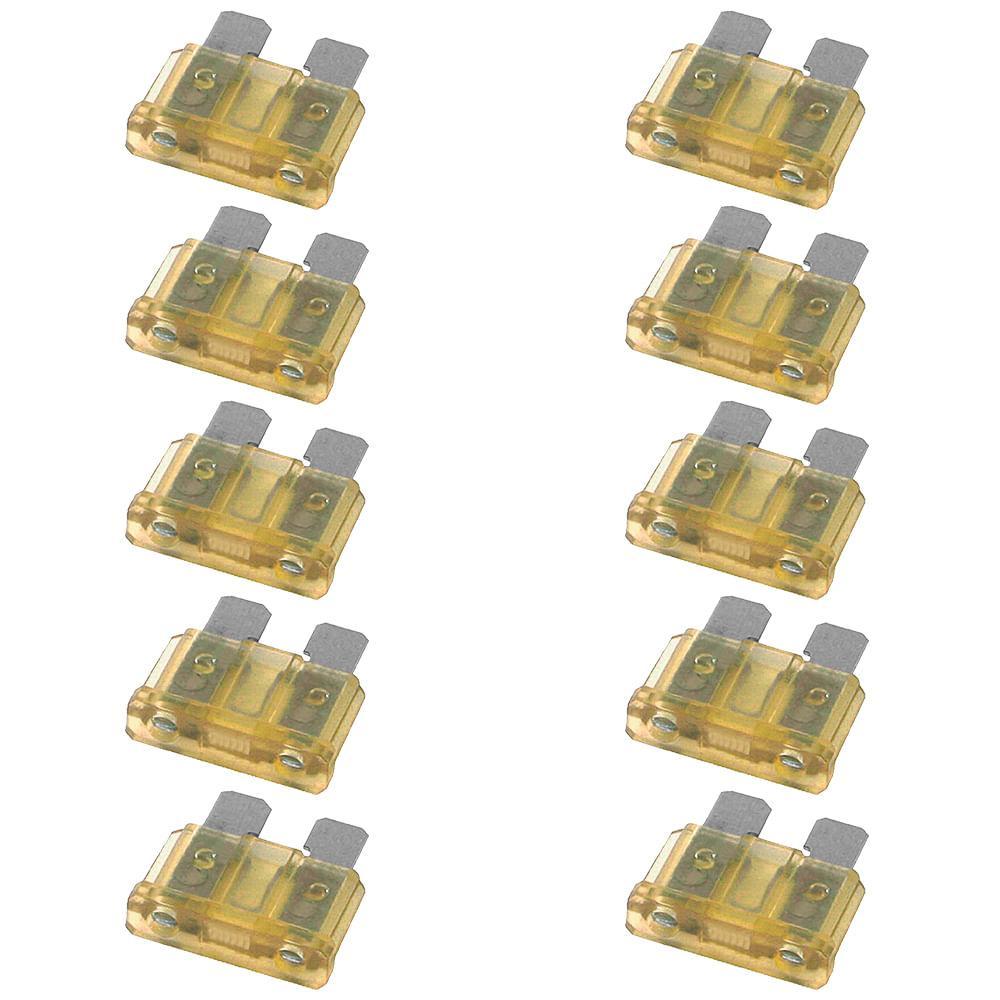 10 Fusíveis Lâmina 40A Universal Ambar AMS 16040 em Oferta na Shopee