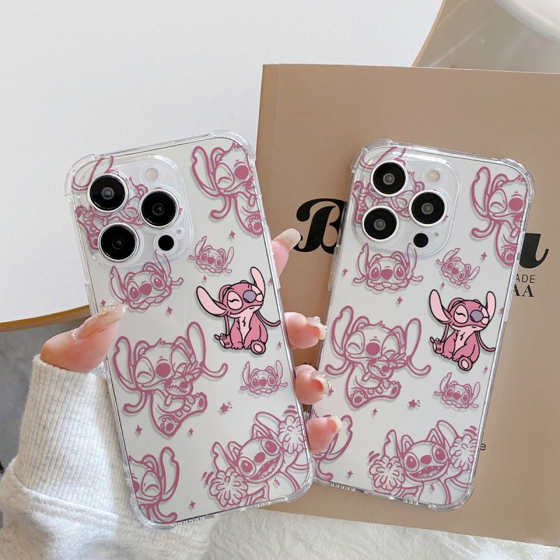Capa para celular Anjo de Cartoon adequada para iPhone 17 16 11 12 13 14 15 Pro Max Plus XR X XS TPU Capa Macia