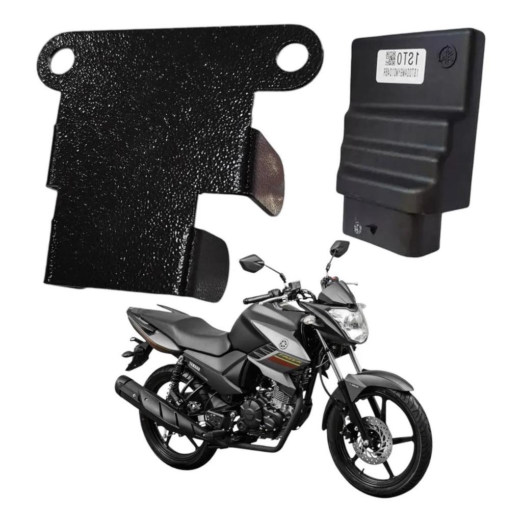PROTETOR DE MODULO FACTOR 125 / FACTOR 150 / FAZER 150 2016- (METAL X)