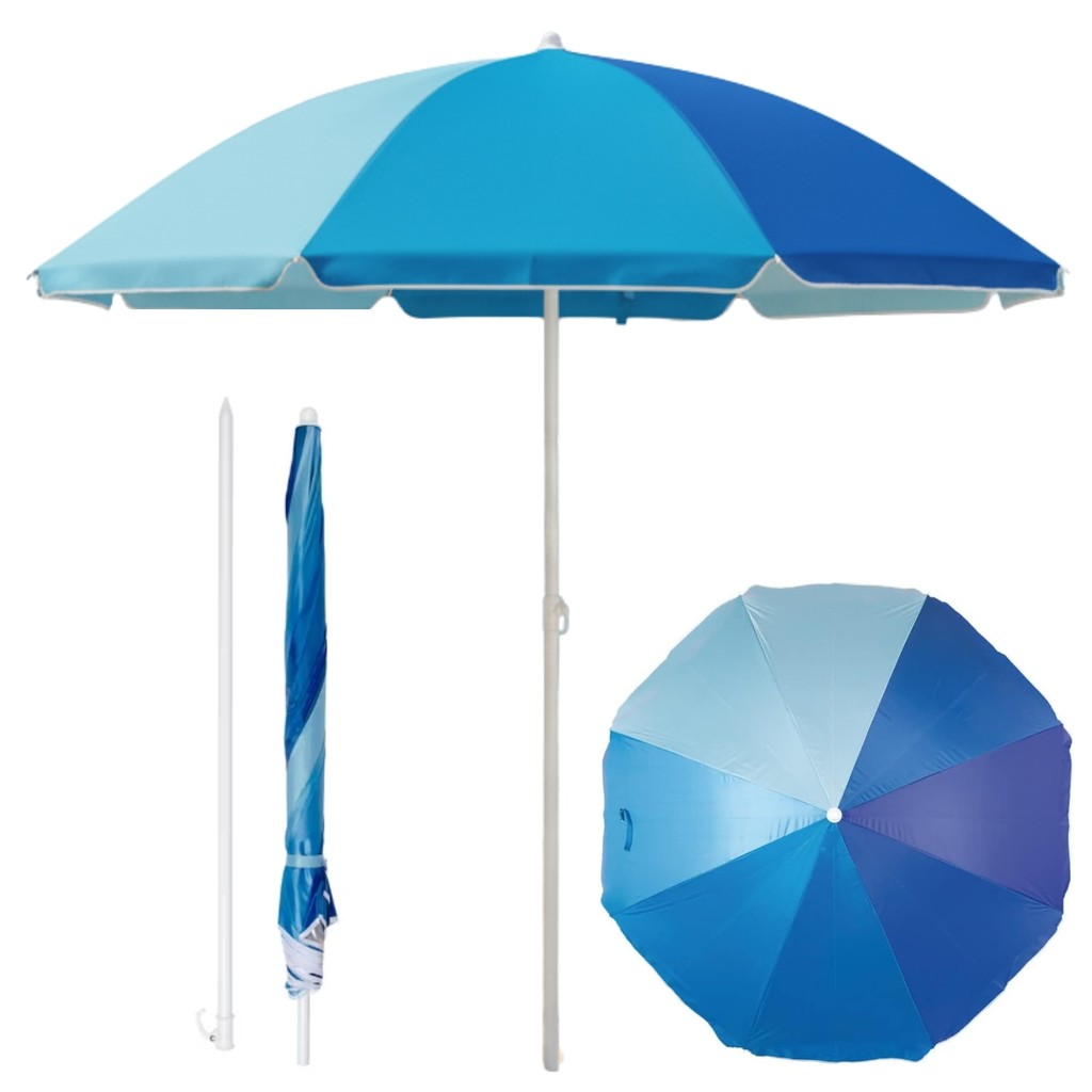 Guarda-Sol Fashion Azul Praia Verão 1,80m x 2,00m 3545 - Mor em Oferta na Shopee