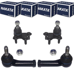 Kit Par Terminal Direção + 2 Pivô Gol G5 G6 G7 G8 ate 2023