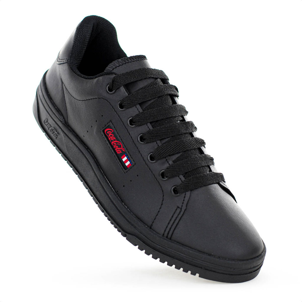 Tênis Coca Cola March Maverick All Black - Feminino