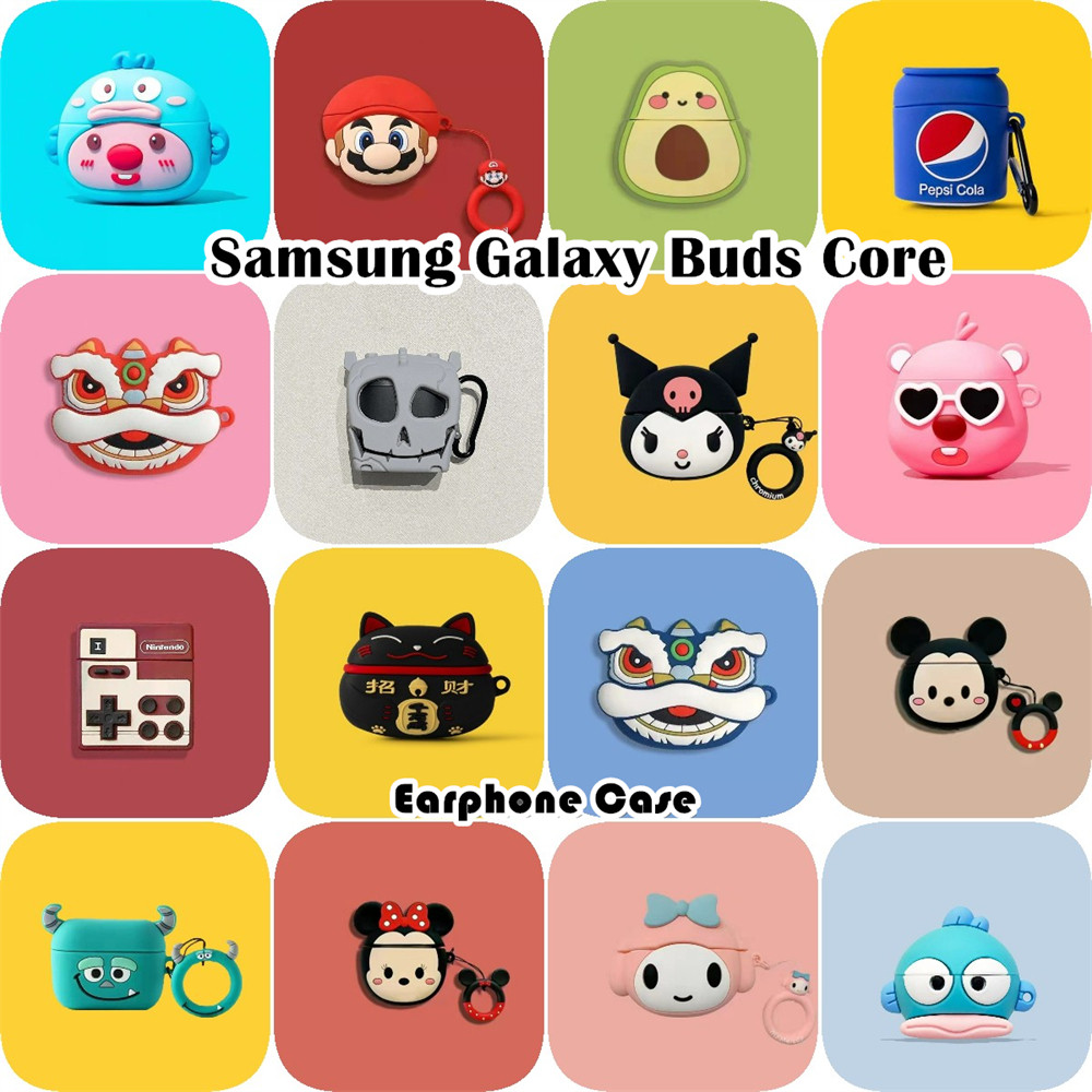 Para Samsung Galaxy Buds Core Caso Na Moda Dos Desenhos Animados Macio Silicone