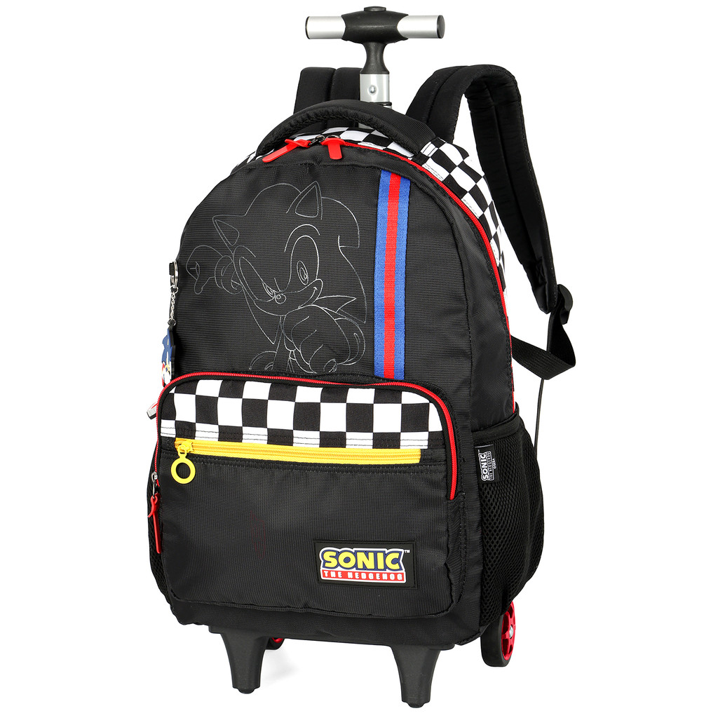 Mochila Mochilete Sonic Hedgehog Grande Costa E Rodinhas Original Modelo 2026 em Oferta na Shopee