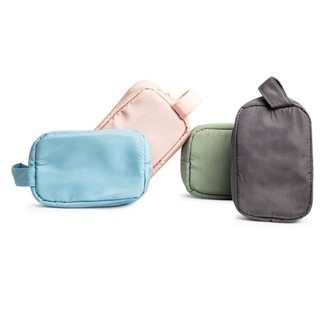 Nécessaire Poliéster Resistente à Água com Três Divisórias e Bolso de Tela em Oferta na Shopee