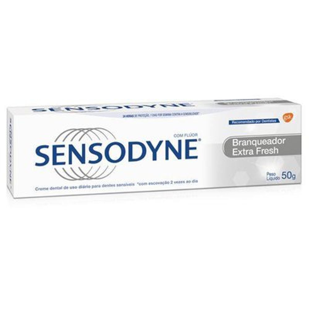 Creme Dental Sensodyne Branqueador Extra Fresh - 50G