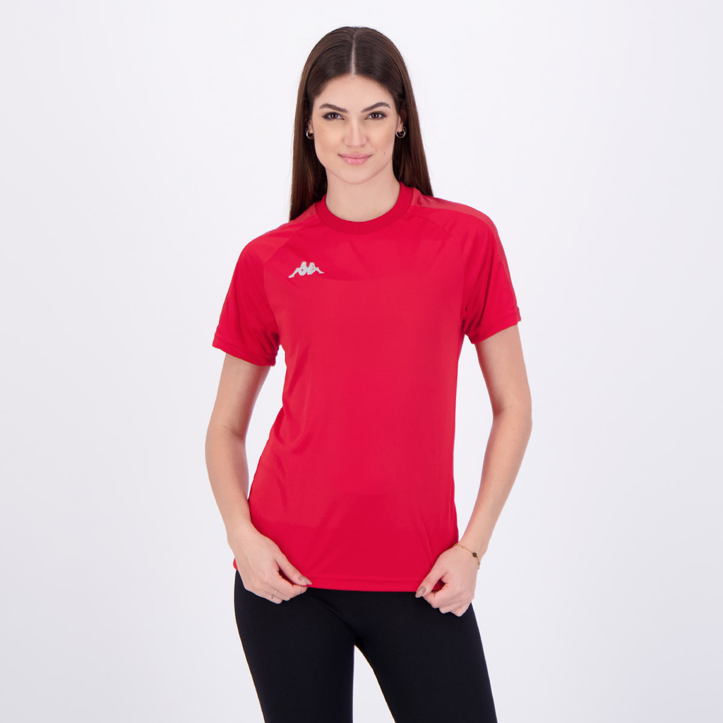 Camiseta Kappa Athens Feminina Vermelha