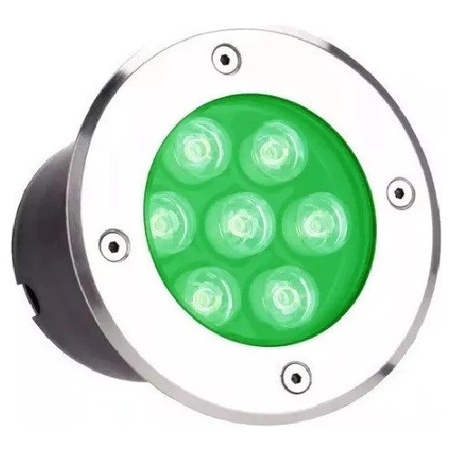 Spot Led Balizador Chão Piso Jardim 7w Embutir Decoração Iluminação Casa Jardim Bivolt A prova dágua Luz forte