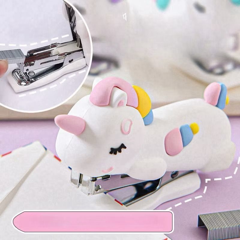 Mini Grampeador Unicórnio Kawaii
