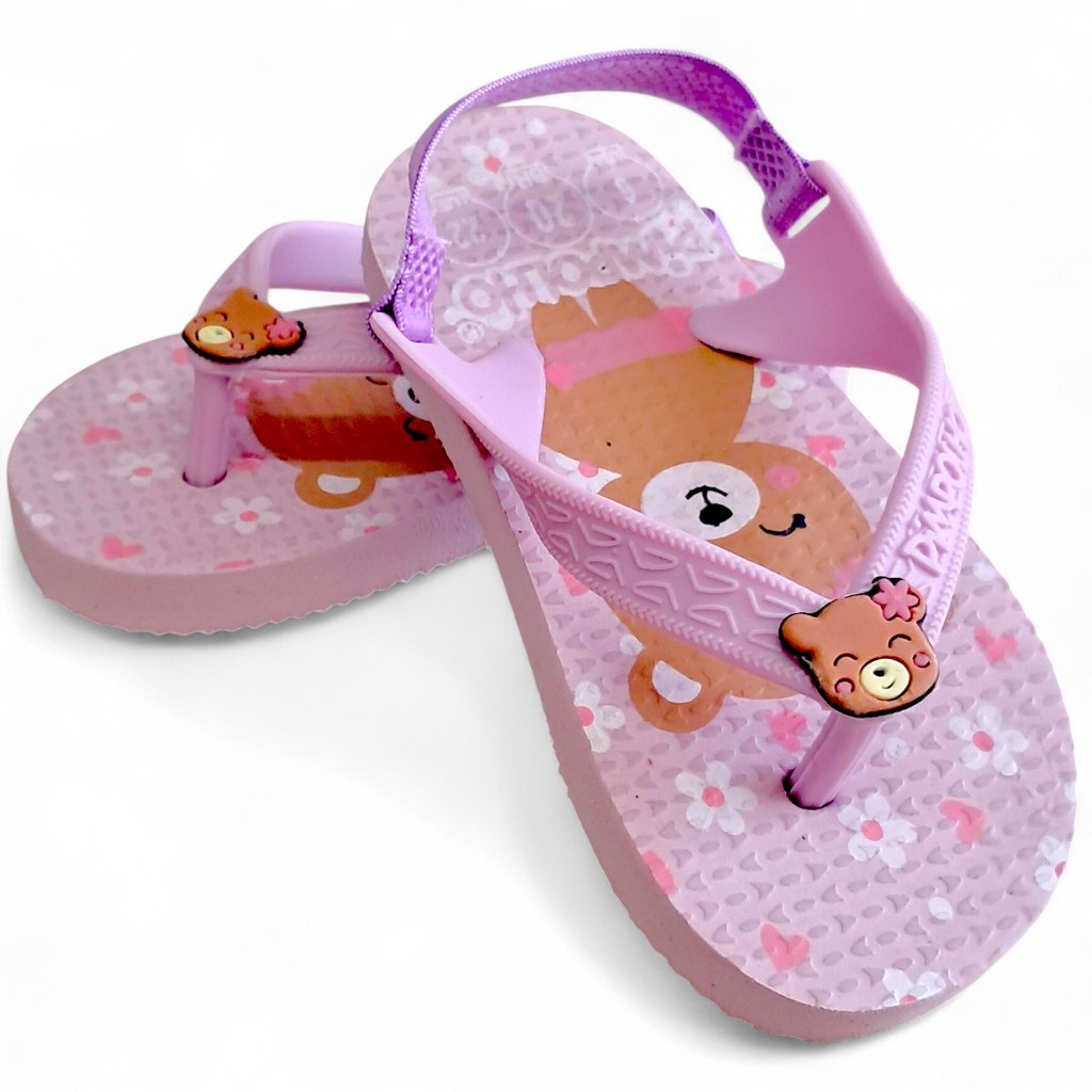 Chinelo De Bebe Infantil Elastico Menina Pimpolho