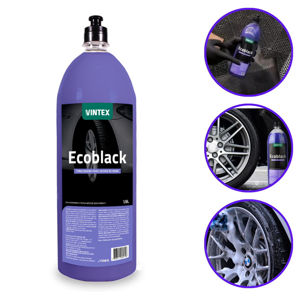 Protetor Finalizador Para Caixa De Roda Ecoblack Vonix 1,5l Cor Roxo
