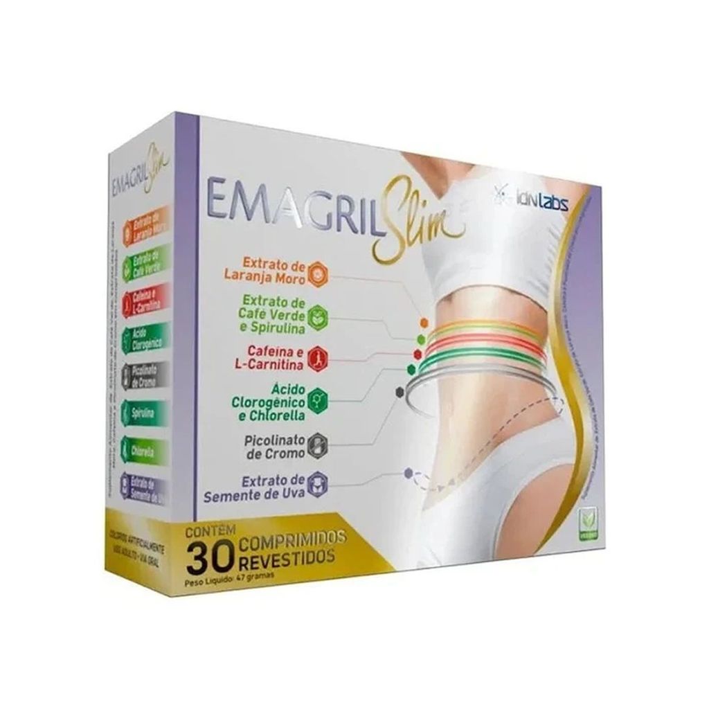 Emagril Slim - 30 Comprimidos - IDN Labs