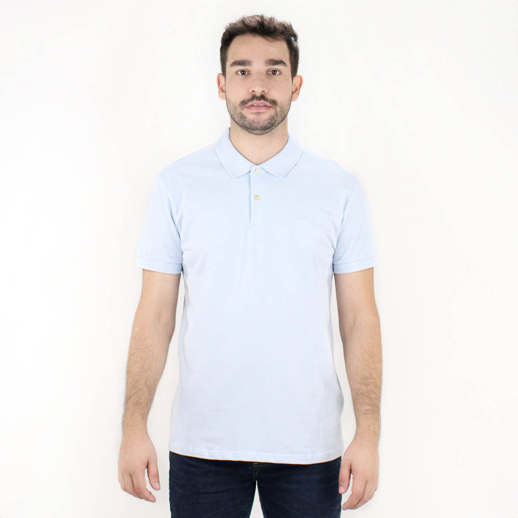 Camiseta Polo Colcci 03115 Azul Claro - Masculino