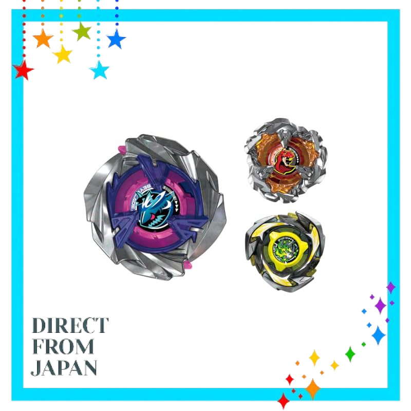 TAKARA TOMY BEYBLADE X UX-15 Shark Scale Set | Direto do Japão | Presente de Natal