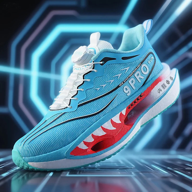 Nova Moda Masculina Tênis De Corrida Com Placa De Carbono | Esportivos Leves E Antiderrapantes Estampados