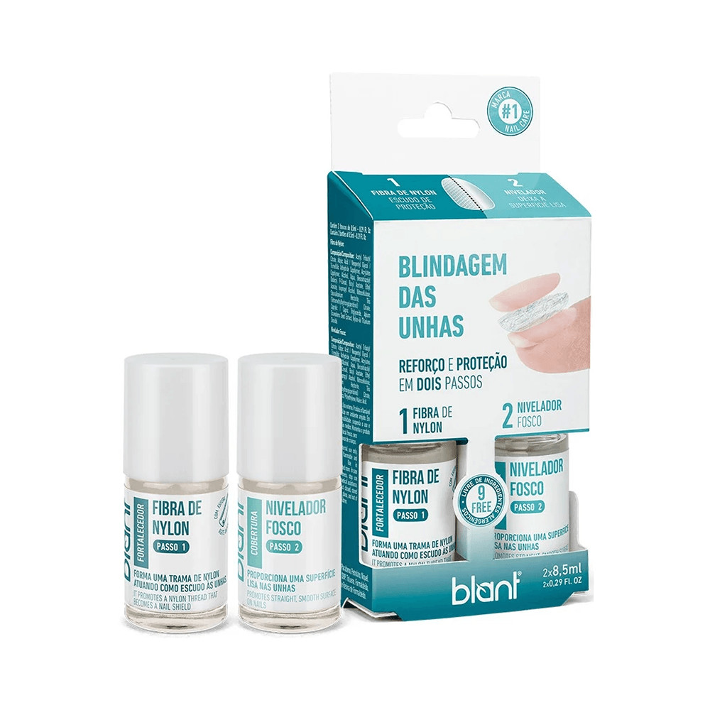 Kit Blant Blindagem das Unhas Passo 1 e 2 em Oferta na Shopee