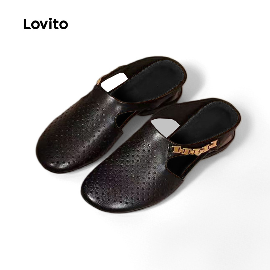 Lovito Mules Elegantes Mary Janes para mulheres LFA90252