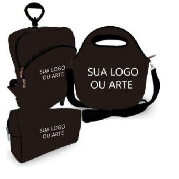 Kit Escolar Premium com Mochila Infantil de Rodinhas Lancheira Térmica Estojo c/Alça PERSONALIZADO