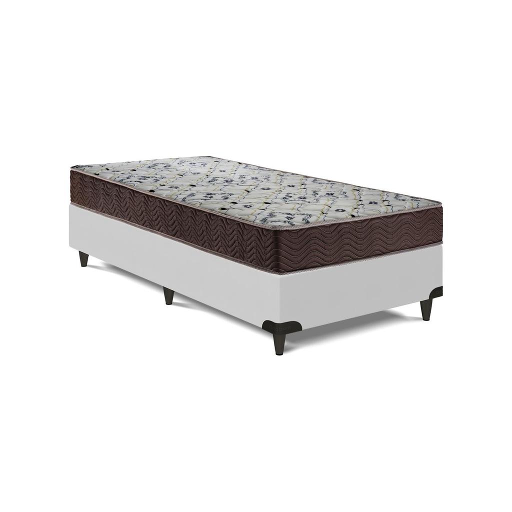 Cama Box e Colchão Iso 150 D45 - Solteiro (78x188)- Ortobom em Oferta na Shopee
