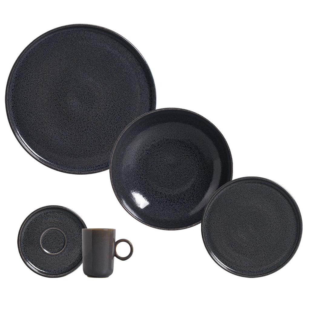 Aparelho de Jantar 20 Peças Basic Dove - Day By Day em Oferta na Shopee