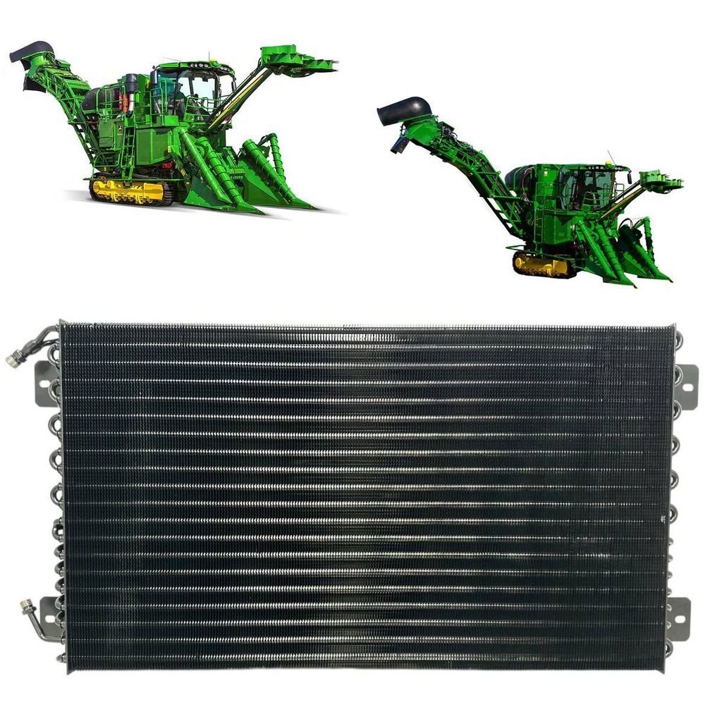 CONDENSADOR AGRIC. COLHEITADEIRA JOHN DEERE CH570 / CH670 2016 > ALUMINIO OEM: AXT10699